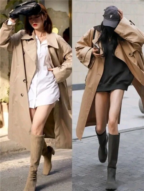 牛盘宝 风衣就得这么穿才洋气，让你显得又飒又美，绝了！